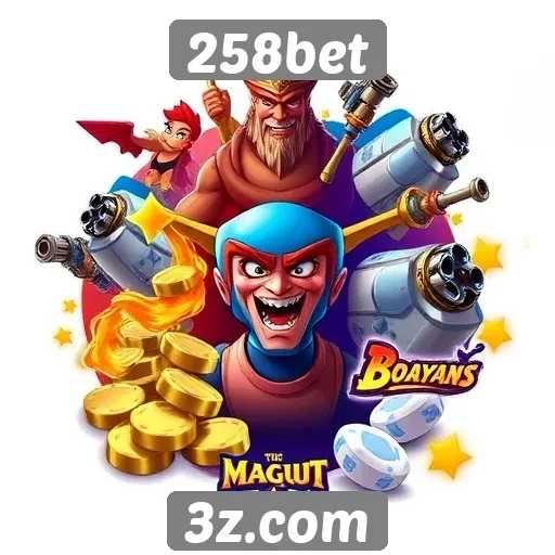 Comparação entre jogos disponíveis no 258bet