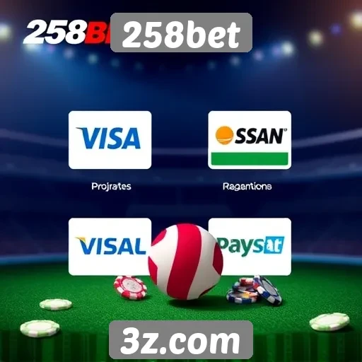 Opções de pagamento e retiradas na plataforma 258bet